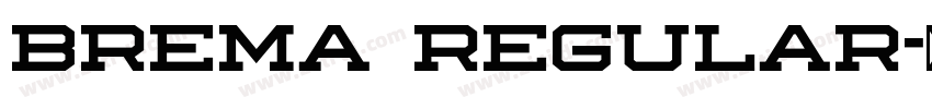 Brema Regular字体转换